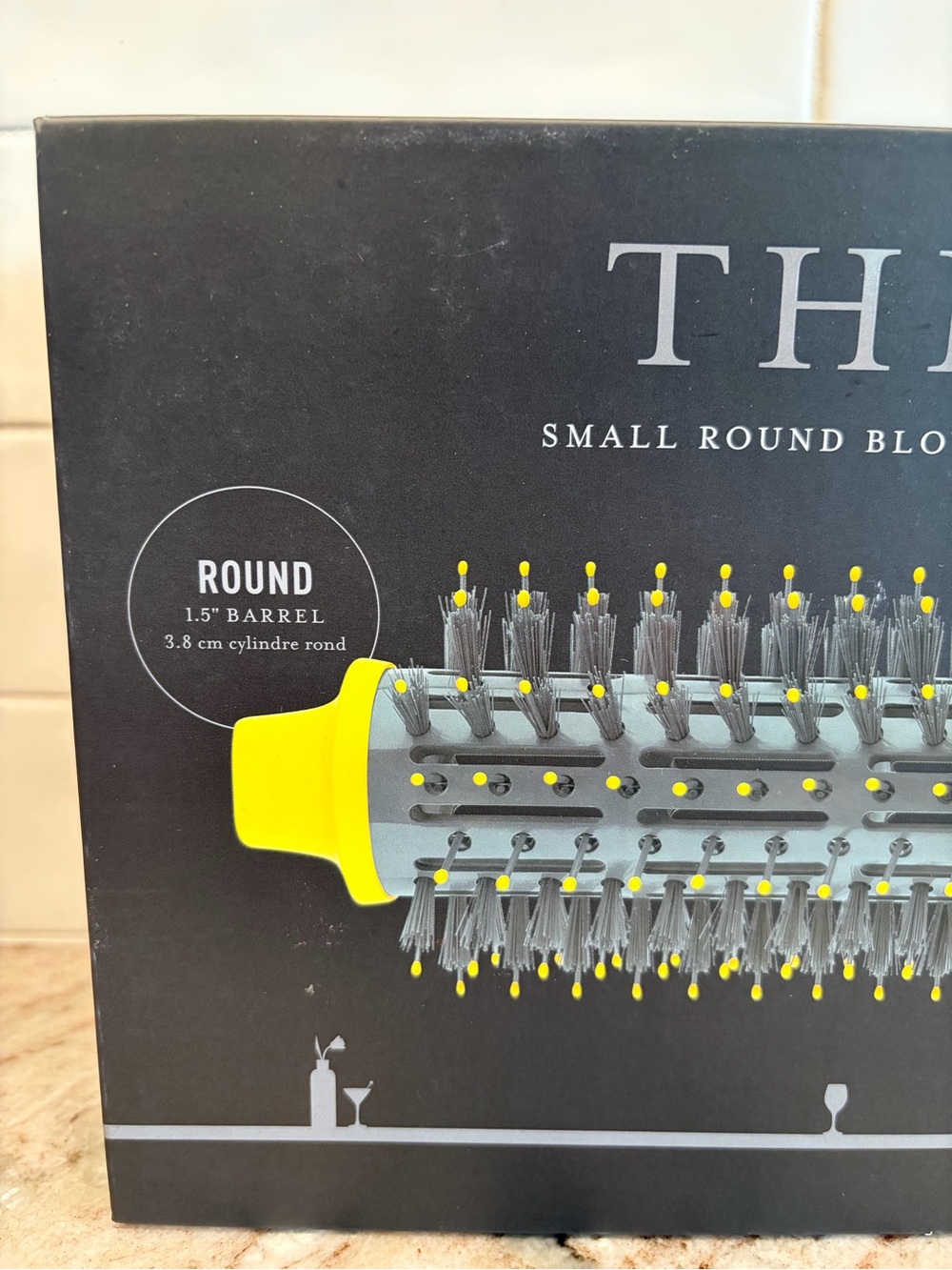 Drybar The Half Shot Blow Dryer Brush 1100W Yellow Round - Picture 2 of 7
